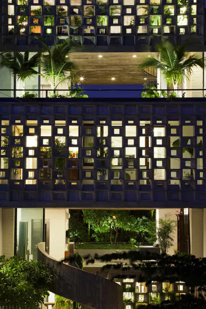 Binh Thanh House by Vo Trong Nghia Architects + NISHIZAWAARCHITECTS in Vietnam binh-thanh-house-by-vo-trong-nghia-architects-nishizawaarchitects-in-vietnam-4