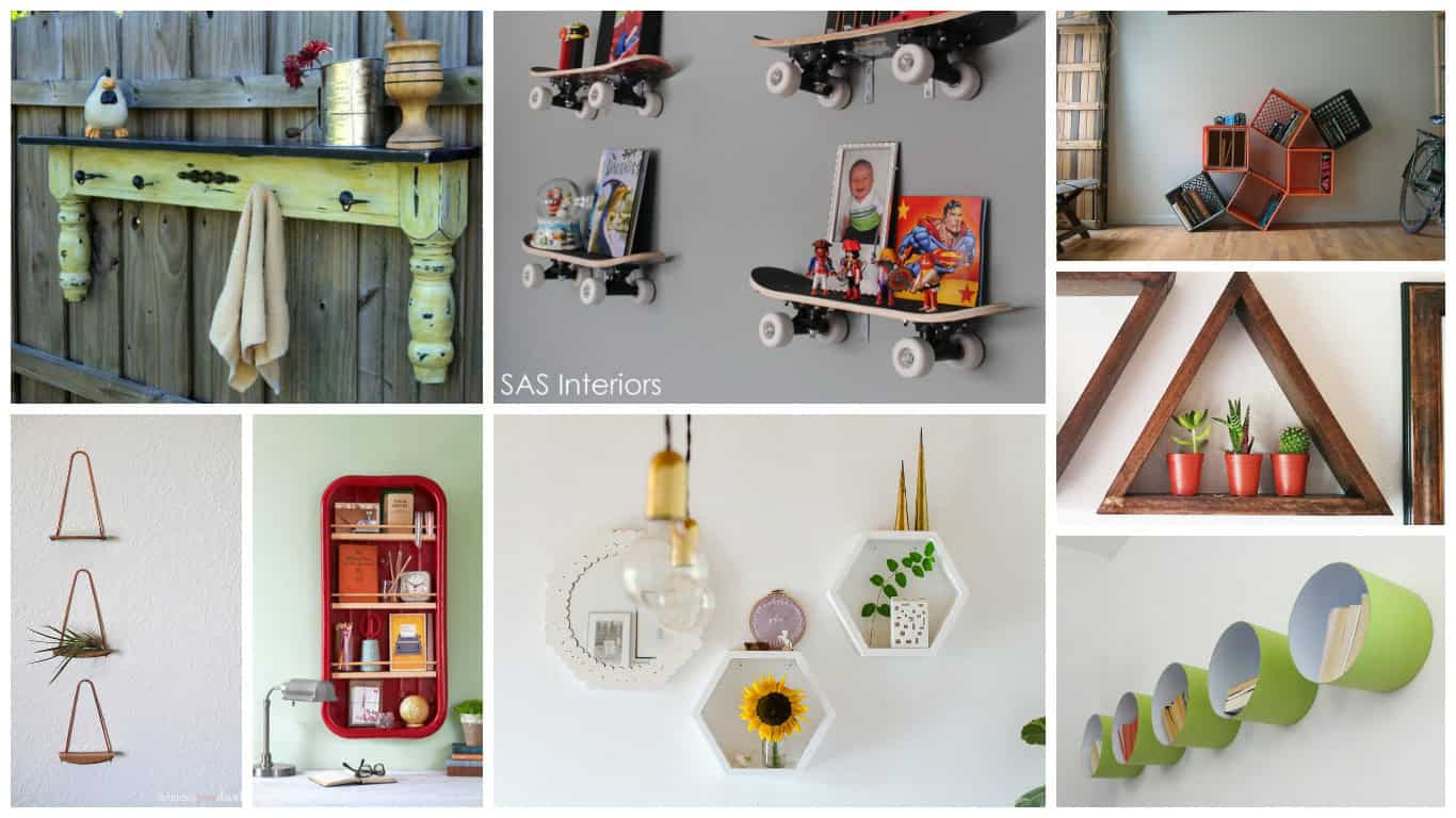 20 Super Easy DIY Ideas For Creating Amazing Shelves