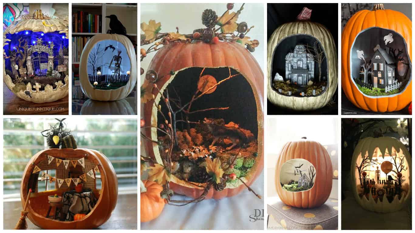 Pumpkin Diorama- New Astonishing Trend To Decorate Your Pumpkins This Fall