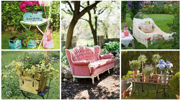 17 Alluring Vintage Decor Ideas To Enhance The Appearance Of Your Garden