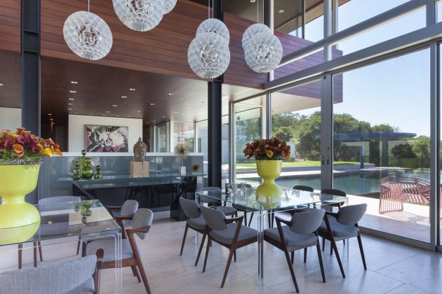 Vidalakis Residence by Swatt Miers Architects in Portola Valley, Calfironia
