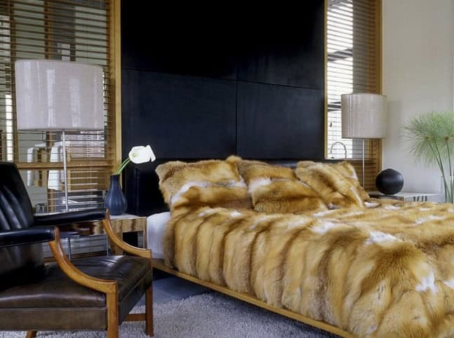 17 Irreplaceable Ideas How To Use Faux Fur In Your Interior Design 10