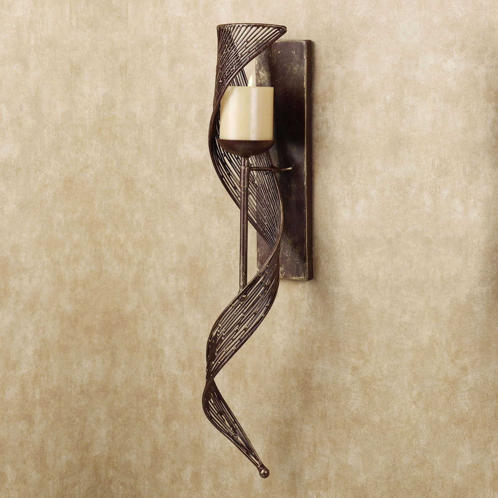 Wrought Iron Candle Holders- Beautiful Decoration For The Walls In Every Home Style 10