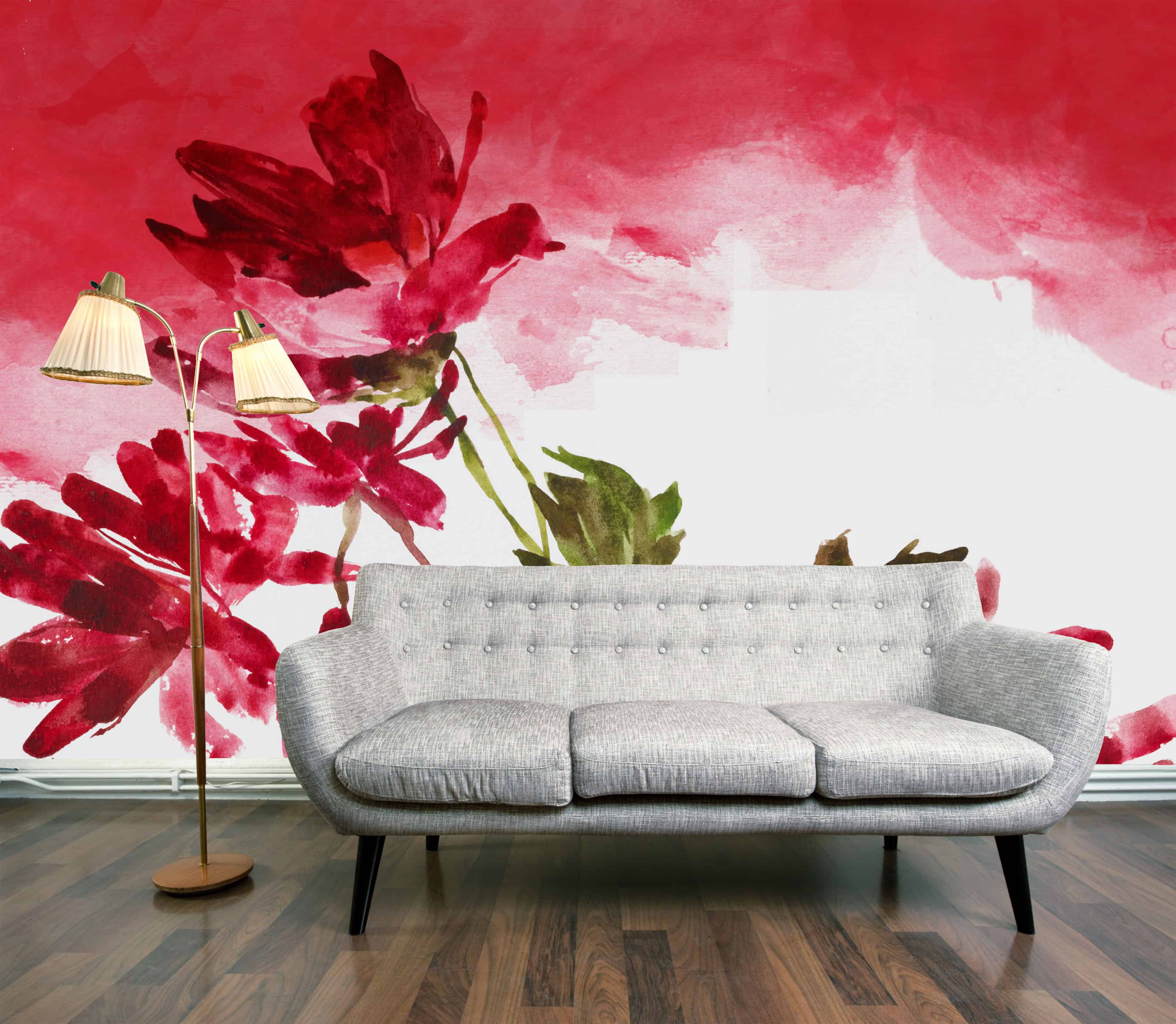 Floral Wall Mural: Perfectly Addition To Any Living Room 10