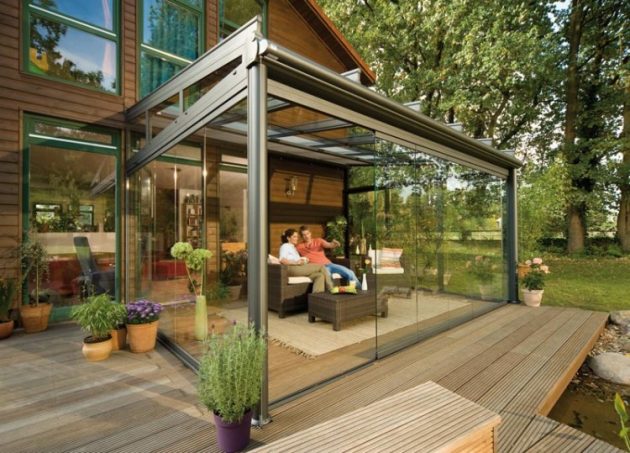 16 Functional Enclosed Glass Terraces To Enjoy Every Weather Conditions