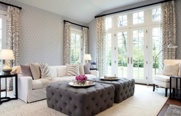 19 Interesting Ways To Refresh Your Living Room With Beautiful Curtains