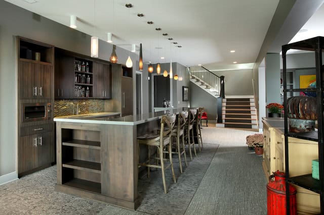 19 Fascinating Ideas To Remodel Your Basement Into Beautiful Bar 15