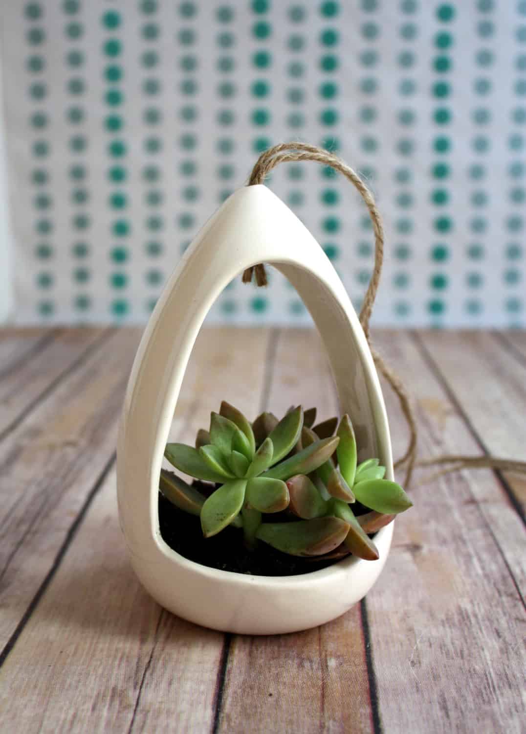 Handmade Hanging Planter Buy it on: www.etsy.com