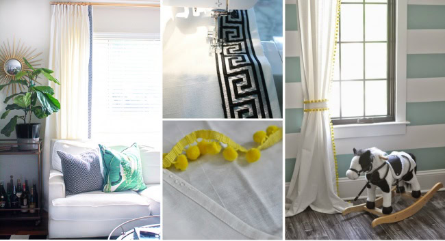 Upgrade your drapes with an edge lining Source