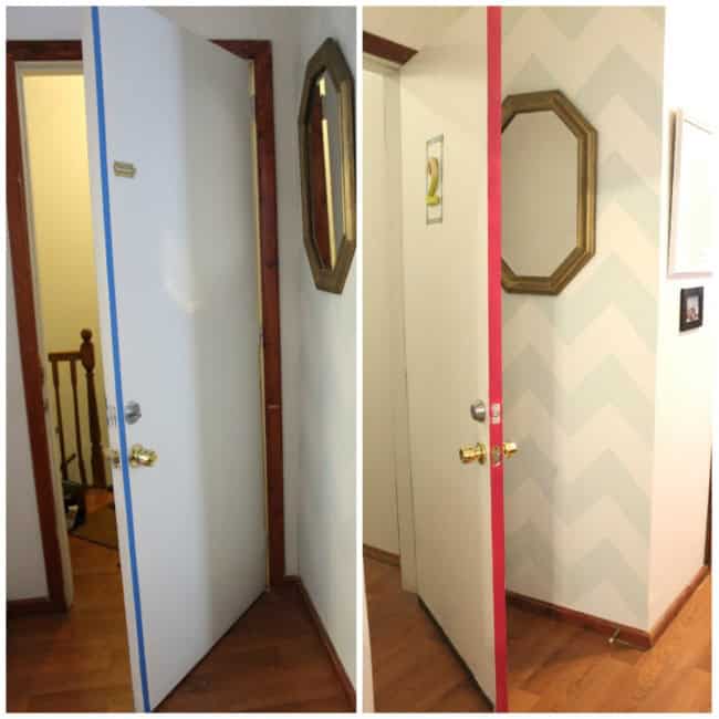 Add some color to your door Source