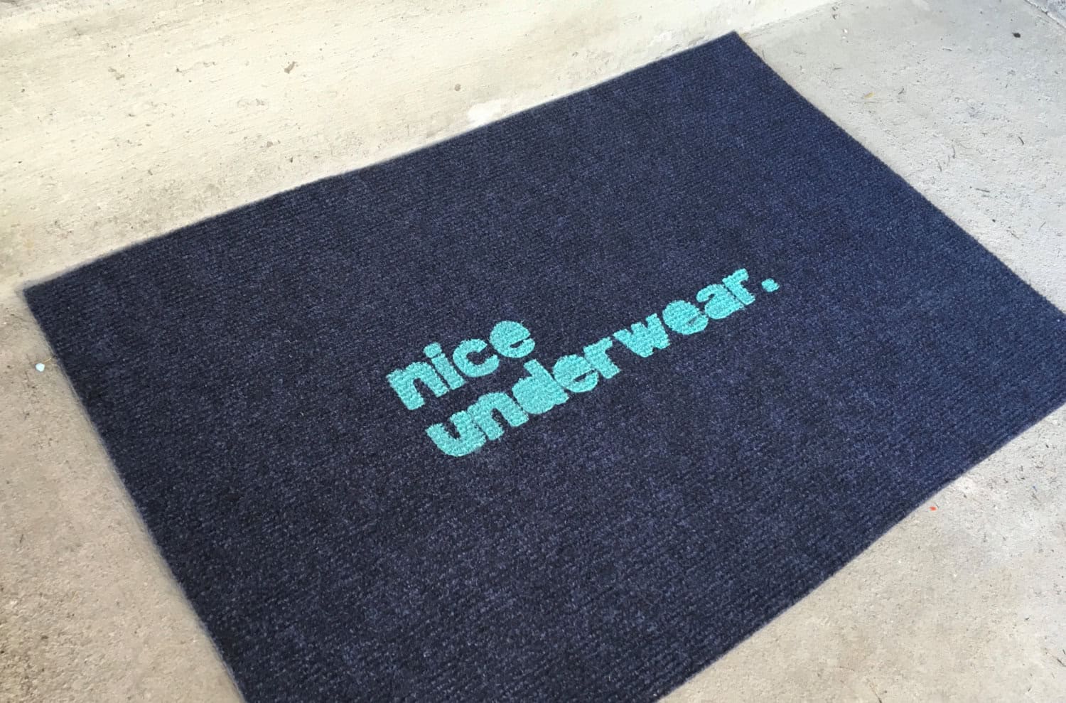 Nice Underwear Doormat Buy it on: www.etsy.com