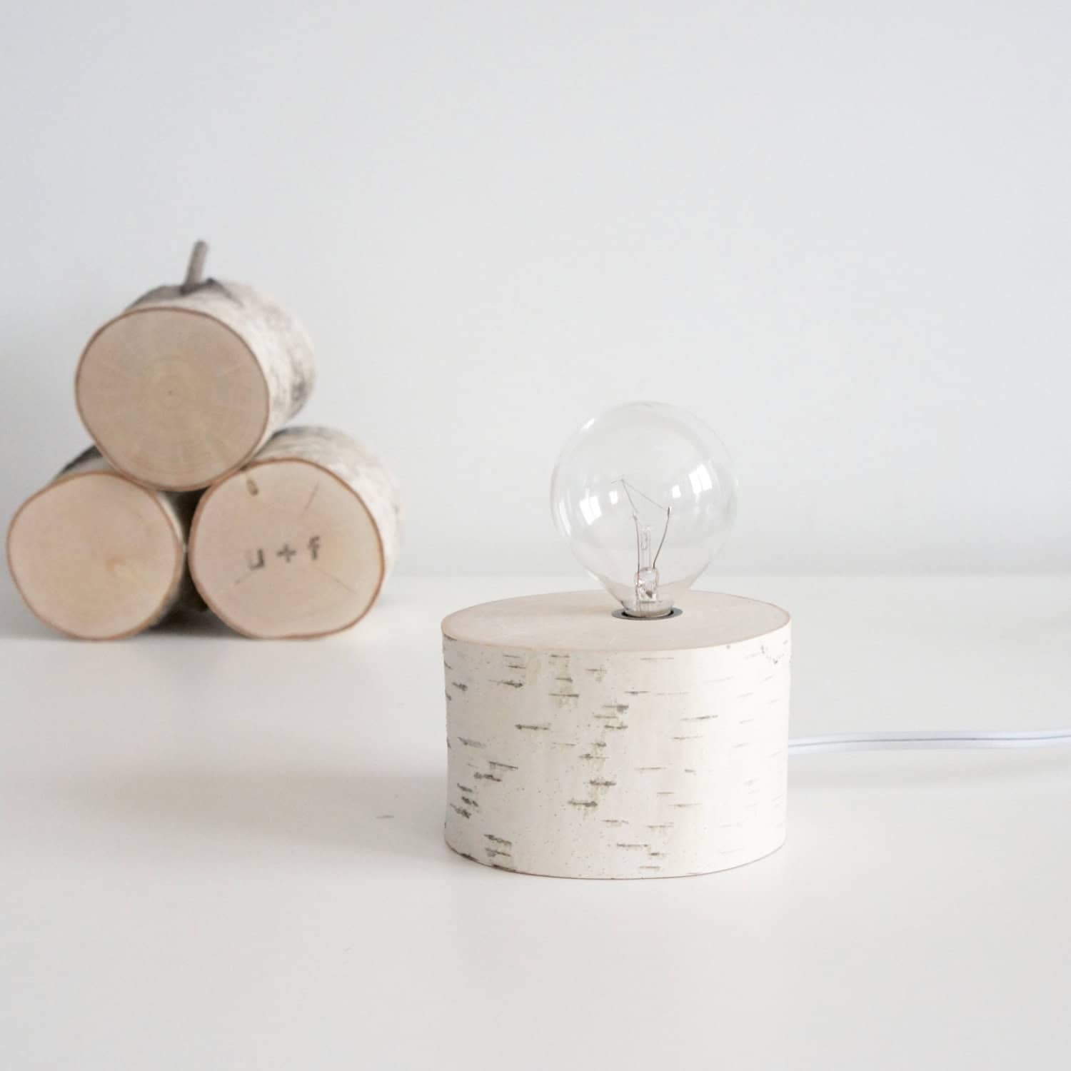 white birch forest lamp Buy it on: www.etsy.com