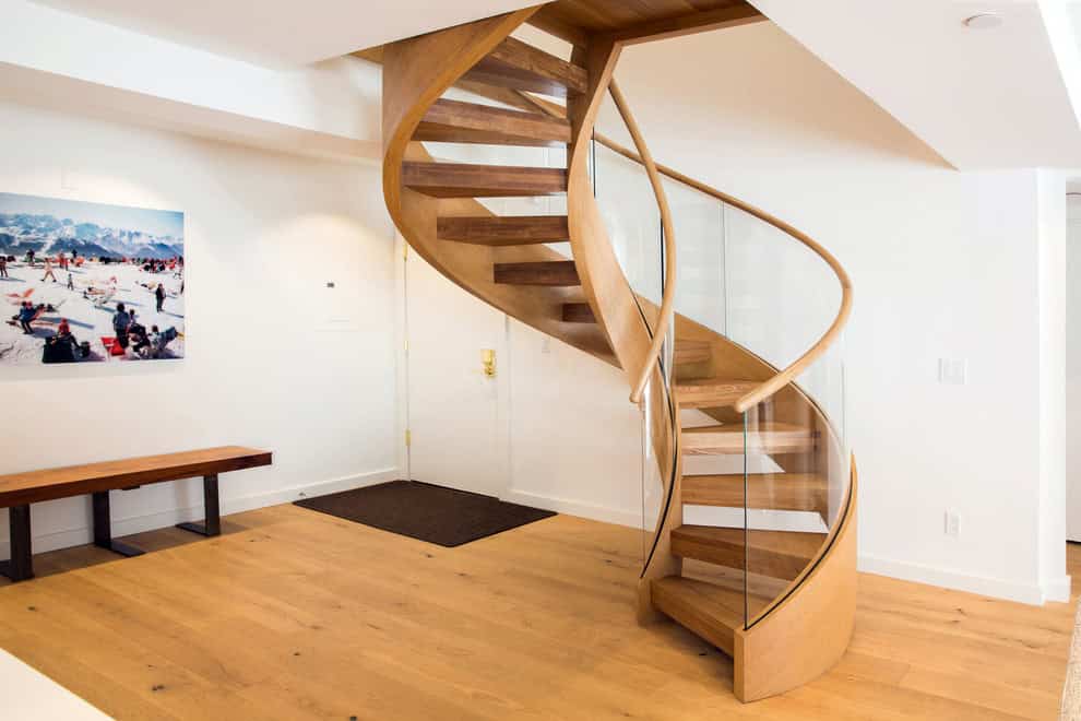 Glass Railing Spiral Staircase Source