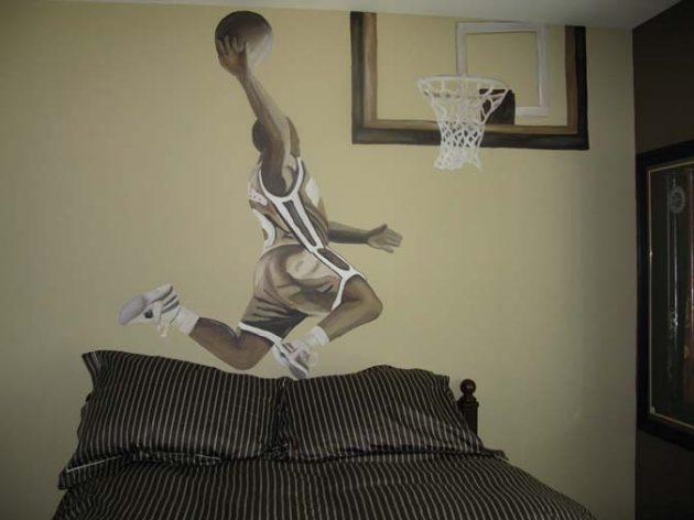17 Inspirational Ideas For Decorating Basketball Themed Kids Room