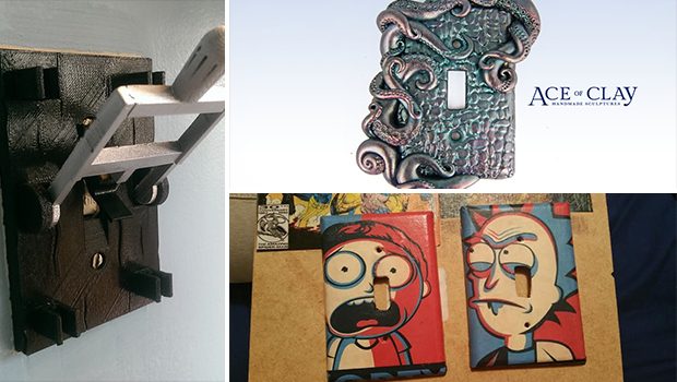 17 Impressive Light Switch Cover Designs That Will Personalize Your Room