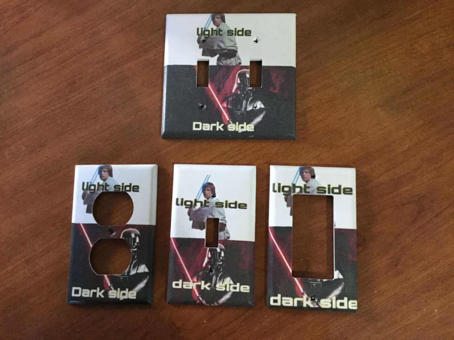 Light side dark side switch plates Buy it on: www.etsy.com
