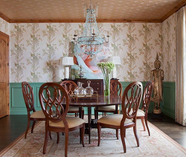 19 Phenomenal Wallpaper Designs To Beautify Your Dining Space 18