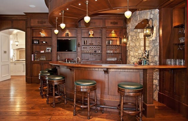 19 Fascinating Ideas To Remodel Your Basement Into Beautiful Bar 18