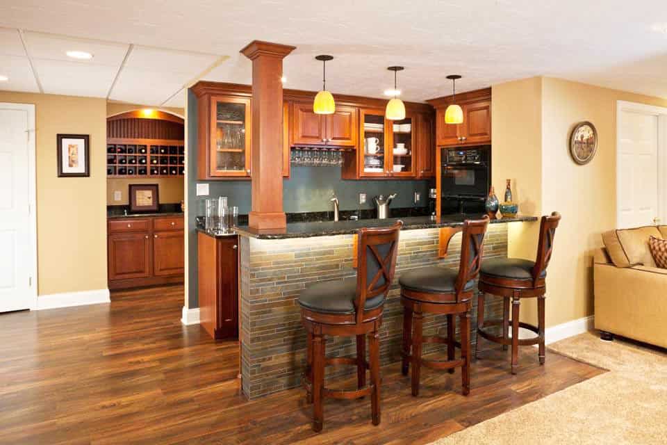 19 Fascinating Ideas To Remodel Your Basement Into Beautiful Bar 19