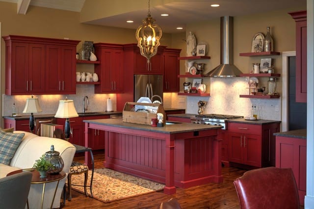 20 Extravagant Examples Of Colorful Kitchens That Will Delight You 3