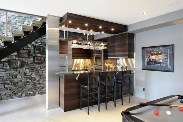 19 Fascinating Ideas To Remodel Your Basement Into Beautiful Bar 3