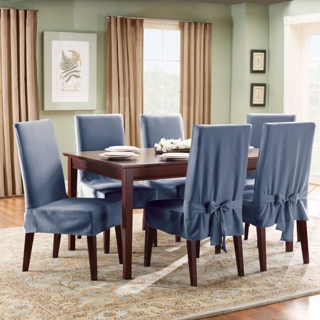 18 Lovely Chair Cover Designs To Refresh The Look Of Every Dining Room