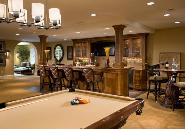 19 Fascinating Ideas To Remodel Your Basement Into Beautiful Bar 4