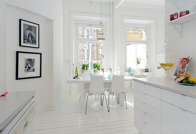 18 Captivating White Floor Designs That Act Pleasant To The Eye