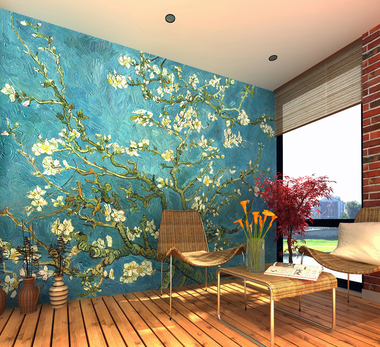 Floral Wall Mural: Perfectly Addition To Any Living Room