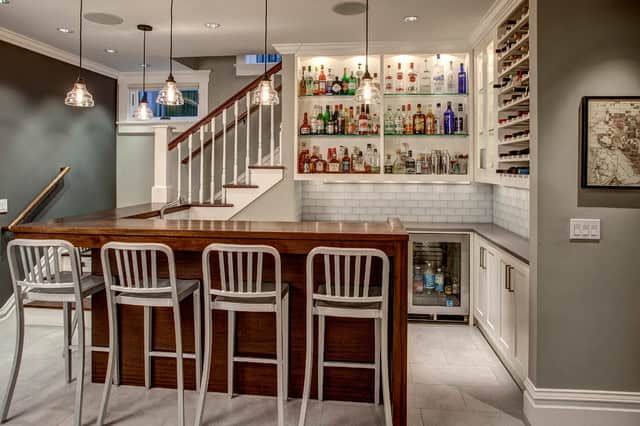 19 Fascinating Ideas To Remodel Your Basement Into Beautiful Bar 6