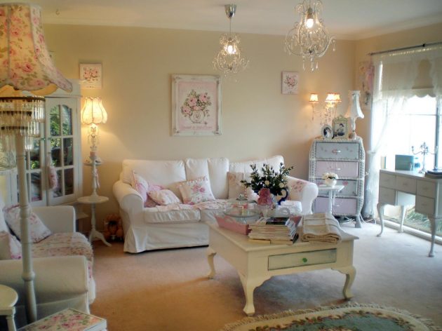 Simple No-Money Tips For Easily Decorating Shabby Chic Living Room