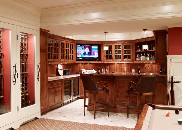 19 Fascinating Ideas To Remodel Your Basement Into Beautiful Bar 9