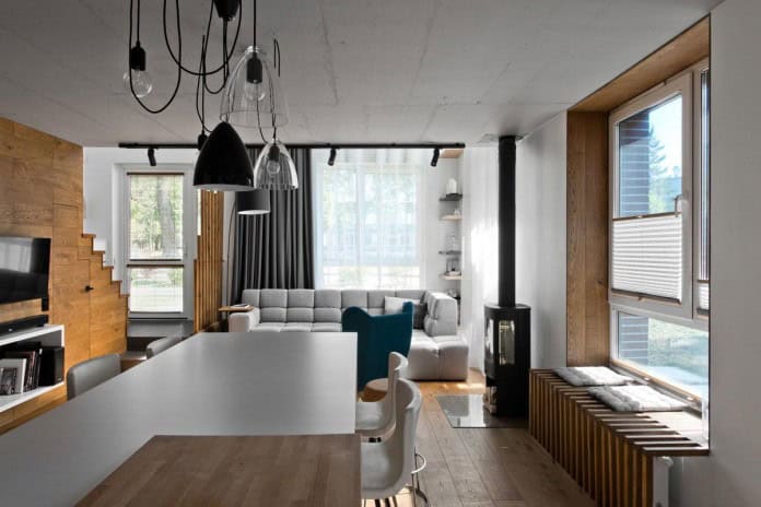Modern Scandinavian Loft Interior by InArch in Vilnius, Lithuania - Modern Nordic Loft Interior Design