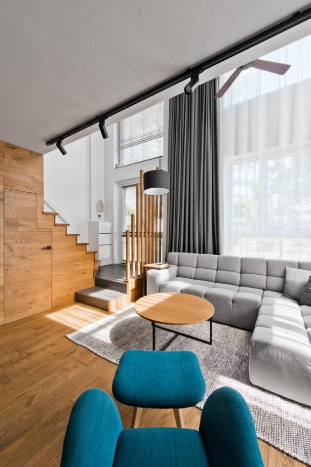 Modern Scandinavian Loft Interior by InArch in Vilnius, Lithuania - Modern Nordic Loft Interior Design
