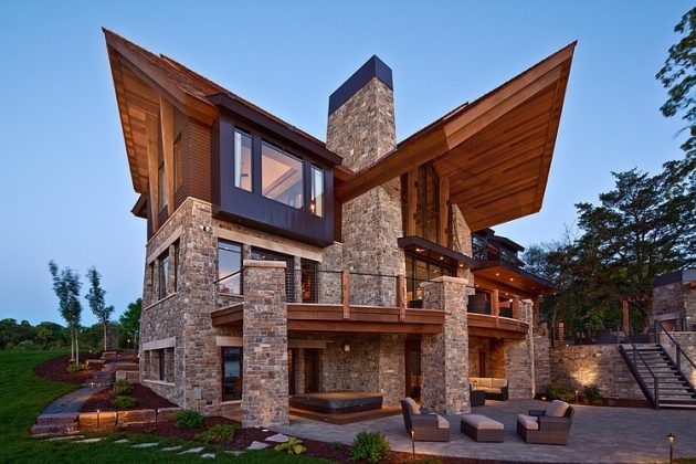 Mountain Modern by Eskuche Associates in Minnesota, USA