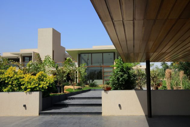 Urbane House by Hiren Patel Architects in Ahmedabad, India