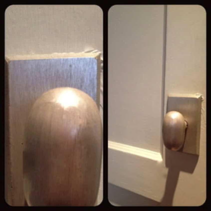 Egg Shaped Bronze Doorknobs 1