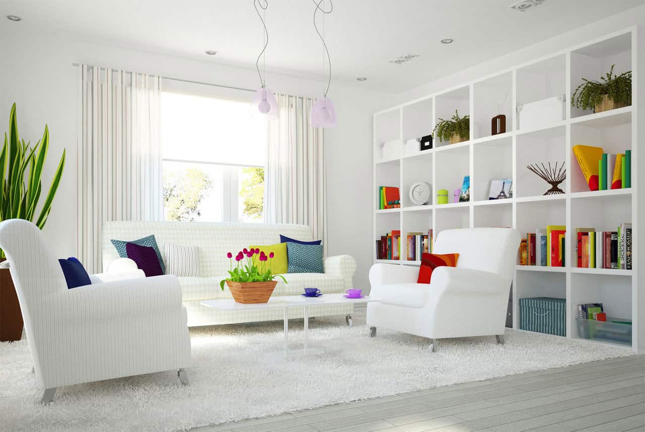 17 Magnificent White Living Room Designs That You Need To See 12