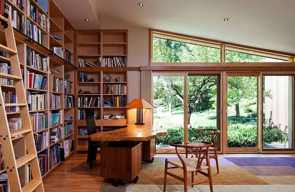 15 Original Home Office Designs With Unique Live-Edge Desk That Will Impress You 13