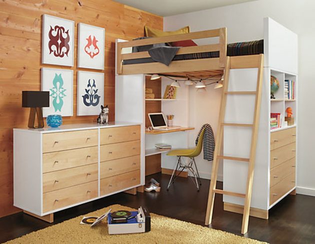 19 Super Functional Bunk Beds With Desk For Small Spaces