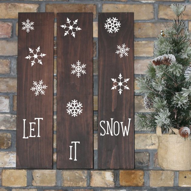 15 Incredible Last Minute Handmade Christmas Sign Decorations