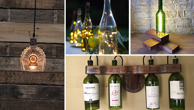 15 Unique Handmade Bottle Light Ideas For Creative Lighting
