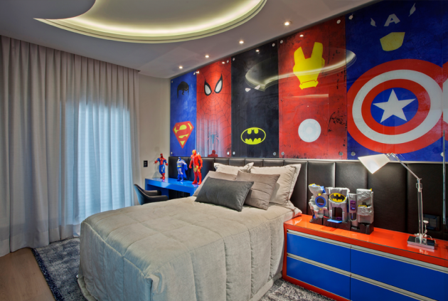 18 Astounding Superhero Themed Kids Room Designs That Everyone Need To See