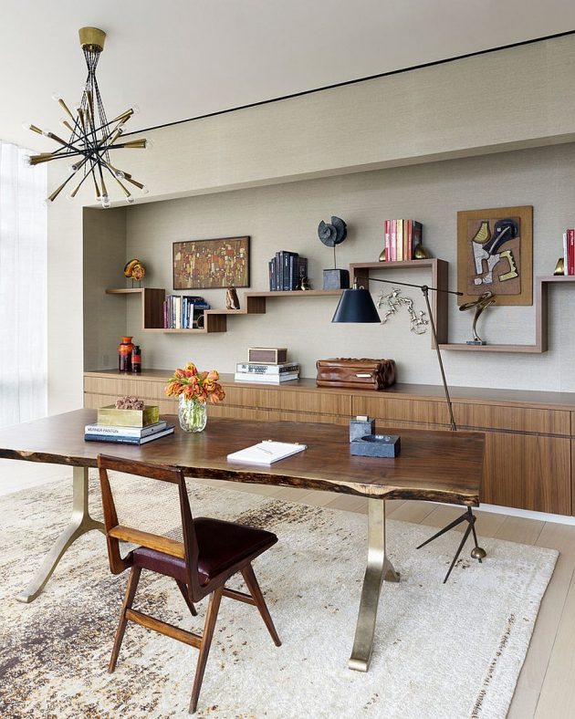 15 Original Home Office Designs With Unique Live-Edge Desk That Will Impress You