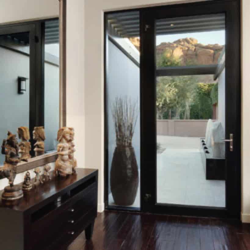 Stainless Finish Single Plate Knob 9