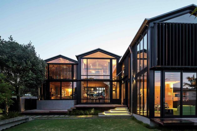 Boat Sheds by Strachan Group Architects & Rachael Rush in Auckland, New Zealand