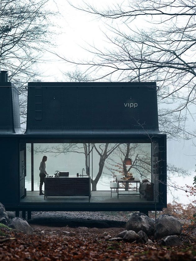 The VIPP Shelter by VIPP in Denmark Is a Stunning Prefab Getaway
