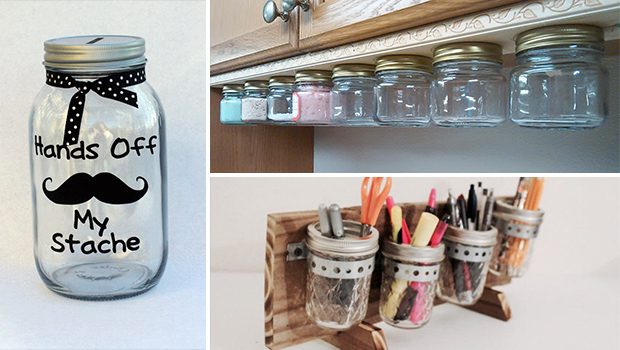 15 Amazing Handmade Mason Jar Organization Ideas That Can Help You
