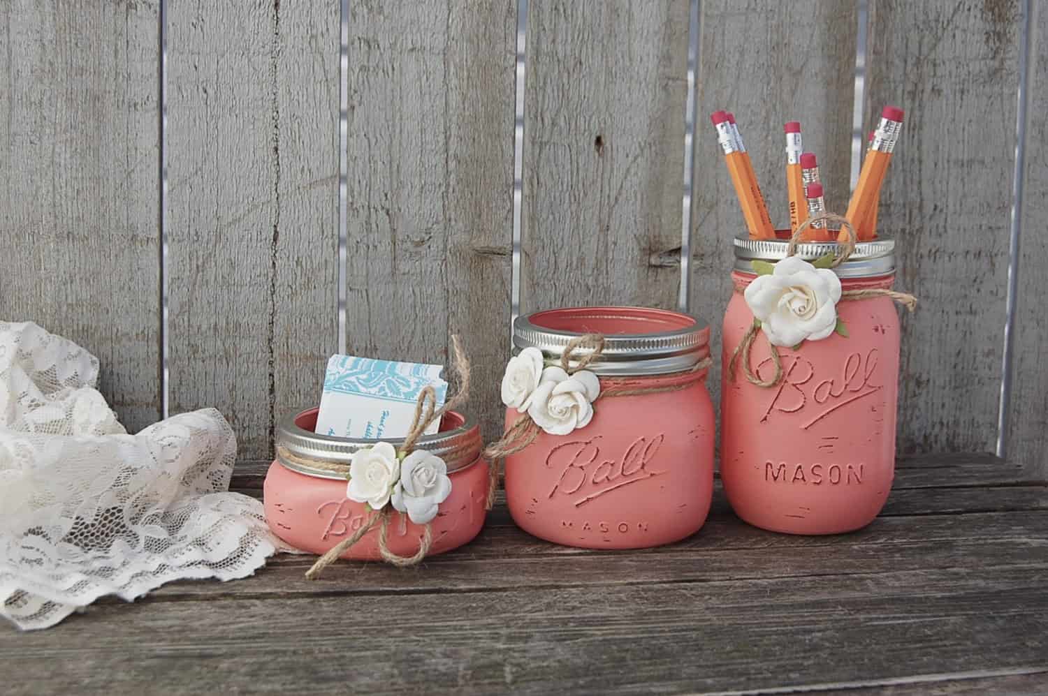 15 Amazing Handmade Mason Jar Organization Ideas That Can Help You