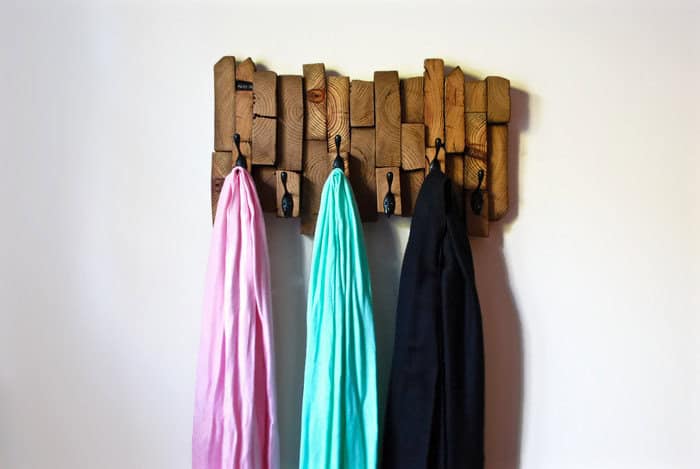 Reclaimed Wood Coat Rack Reclaimed Wood Coat Rack